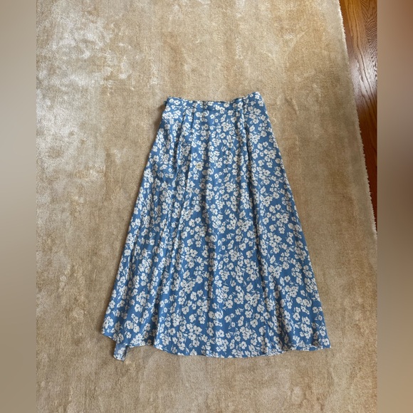 Reformation Betty Floral Print Midi Skirt - Picture 5 of 8